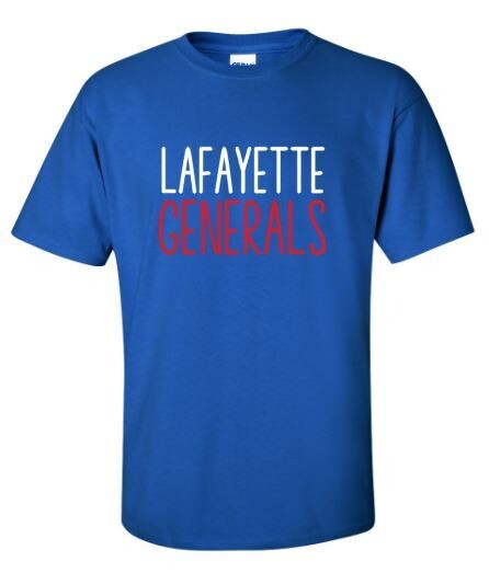 Adult LAFAYETTE GENERALS Gildan Tee