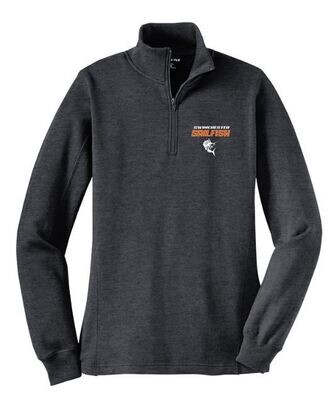 Ladies Sport-Tek® 1/4 Zip Sweatshirt with Embroidered Logo (SS)