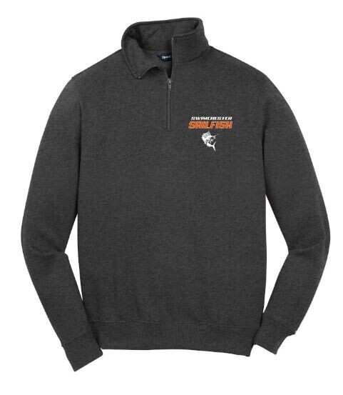 Adult Sport-Tek® 1/4 Zip Sweatshirt with Embroidered Swimchester Sailfish Logo (SS)