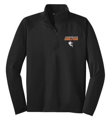 Adult Sport-Tek® Sport-Wick® Stretch 1/4-Zip Pullover with Embroidered Logo (SS)