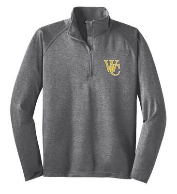 Adult Sport-Tek® Sport-Wick® Stretch 1/4-Zip Pullover with Embroidered WC