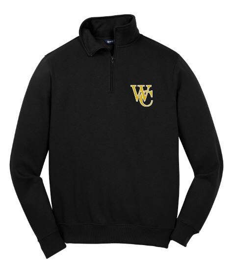 Adult Sport-Tek® 1/4 Zip Sweatshirt with Embroidered WC