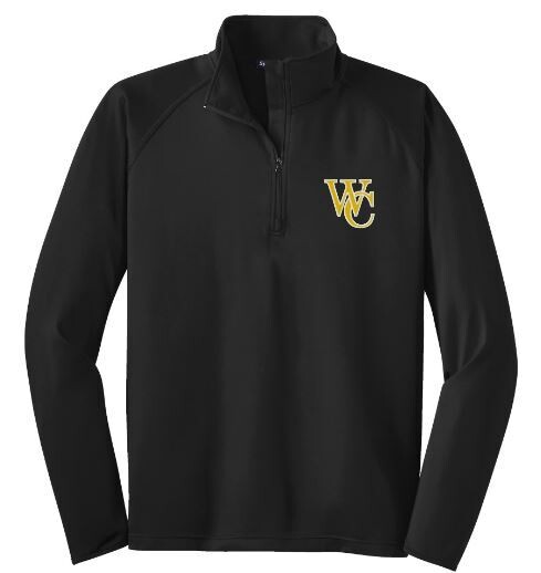 Adult Sport-Tek® Sport-Wick® Stretch 1/4-Zip Pullover with Embroidered WC