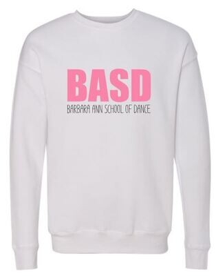 Adult BASD Bella + Canvas Sponge Fleece Raglan Crewneck Sweatshirt (BASD)