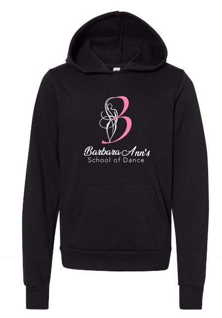 Youth or Adult Logo Bella + Canvas Sponge Fleece Hoodie (BASD)