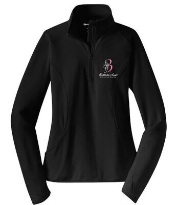 Ladies Sport-Wick® Stretch 1/2-Zip Pullover with Embroidered Logo (BASD)