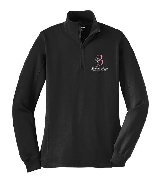 Ladies Sport-Tek 1/4-Zip Sweatshirt with Embroidered Logo (BASD)