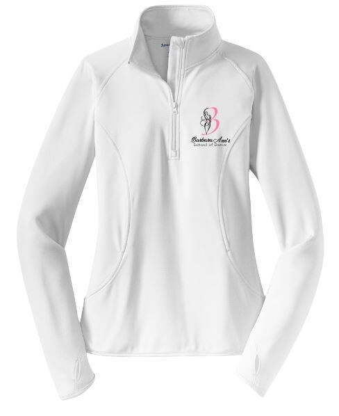 Ladies Sport-Wick® Stretch 1/2-Zip Pullover with Embroidered Logo (BASD)