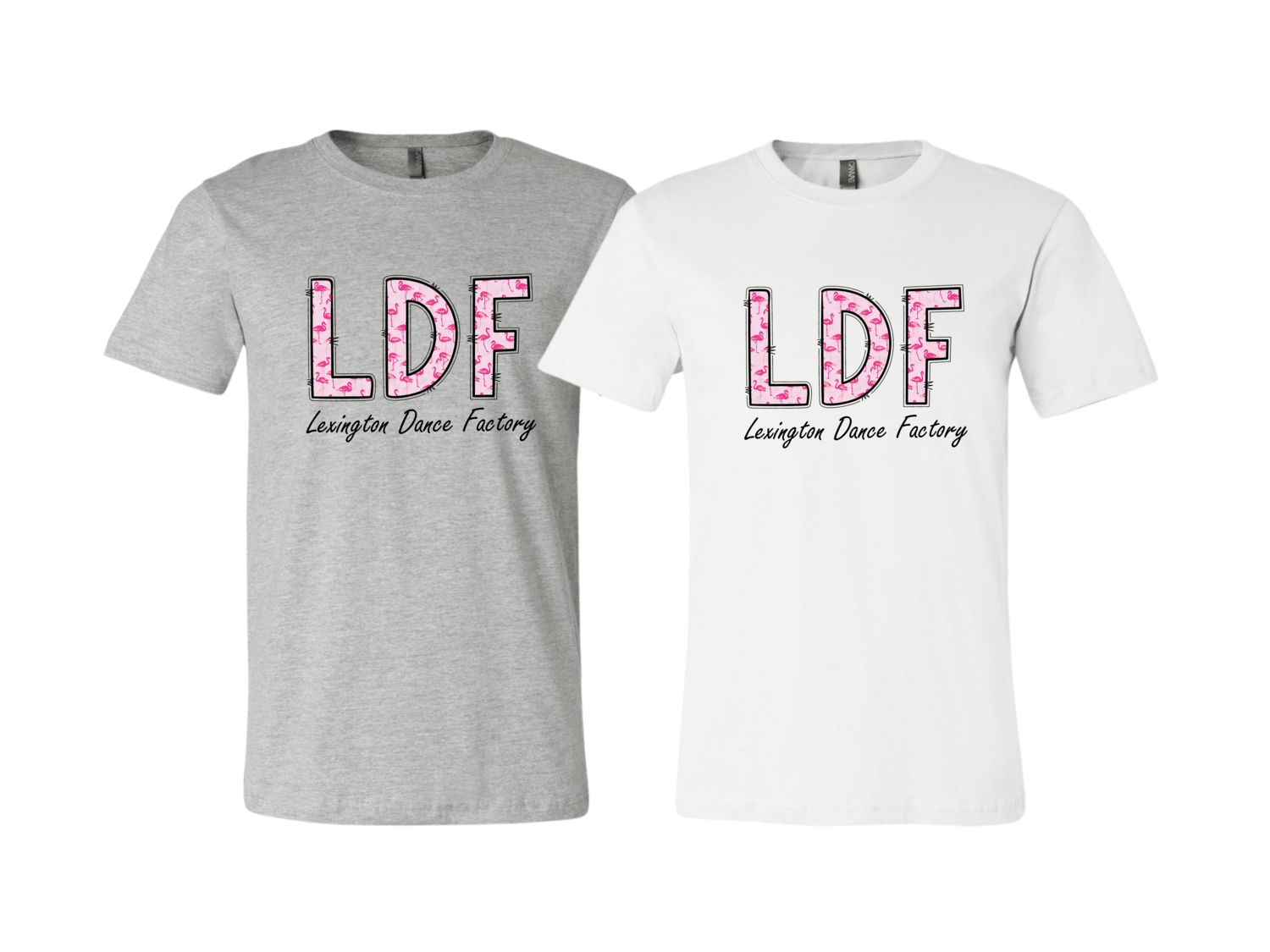 Youth or Adult Bella + Canvas Flamingo Short Sleeve Tee (LDF)