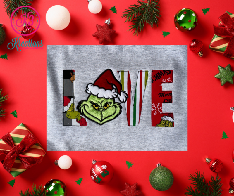 Adult Grinch Love Crewneck Sweatshirt