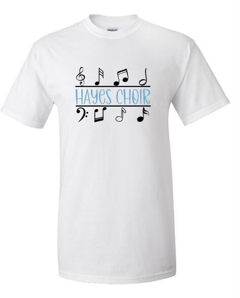 Youth or Adult Hayes Choir with Treble Clef Tee (HC)