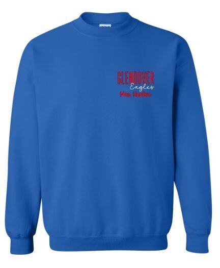 Adult Gildan Crewneck Sweatshirt with Embroidered Logo (GES)