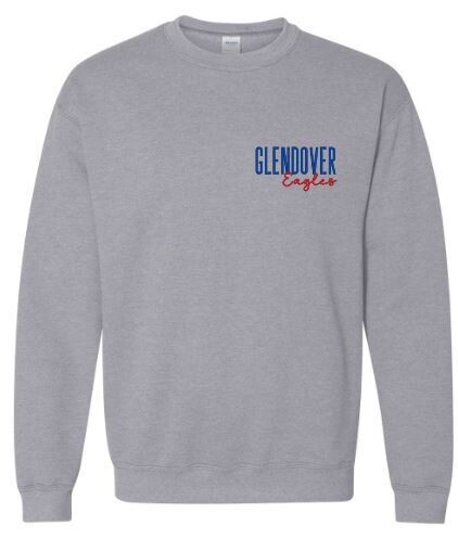 Adult Gildan Crewneck Sweatshirt with Embroidered Logo (GES)
