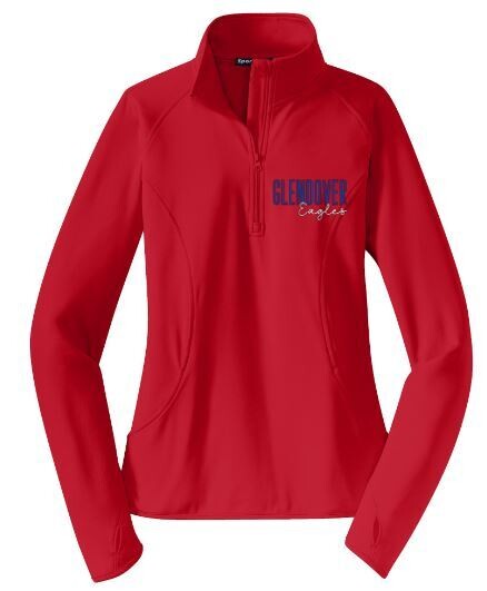Ladies Sport-Tek® Sport-Wick® Stretch 1/4-Zip Pullover (GES)