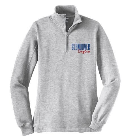 Ladies Sport-Tek® 1/4-Zip Sweatshirt with Embroidered Logo (GES)