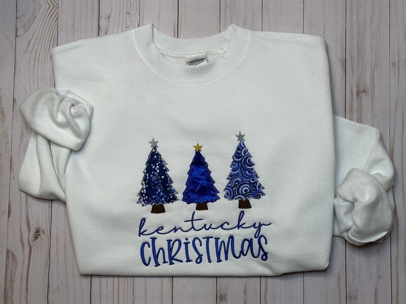 Adult Kentucky Christmas Crewneck Sweatshirt