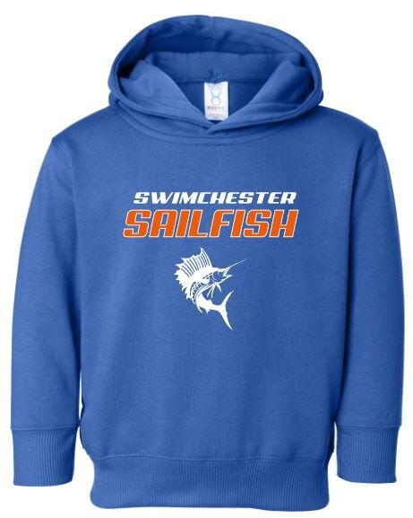 Toddler Swimchester Sailfish Fleece Hooded Sweatshirt (SS)