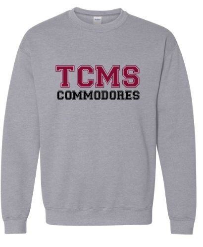 Youth or Adult TCMS Commodores Sweatshirt