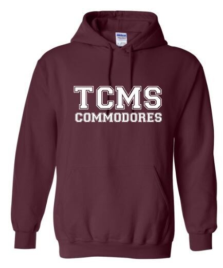 Youth or Adult TCMS Commodores Sweatshirt
