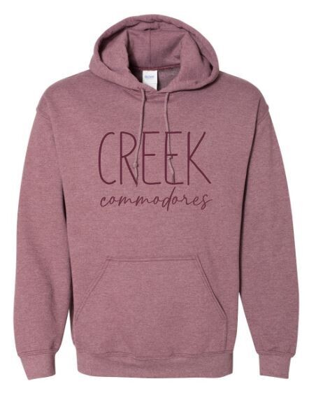 Adult CREEK commodores Embroidered Sweatshirt