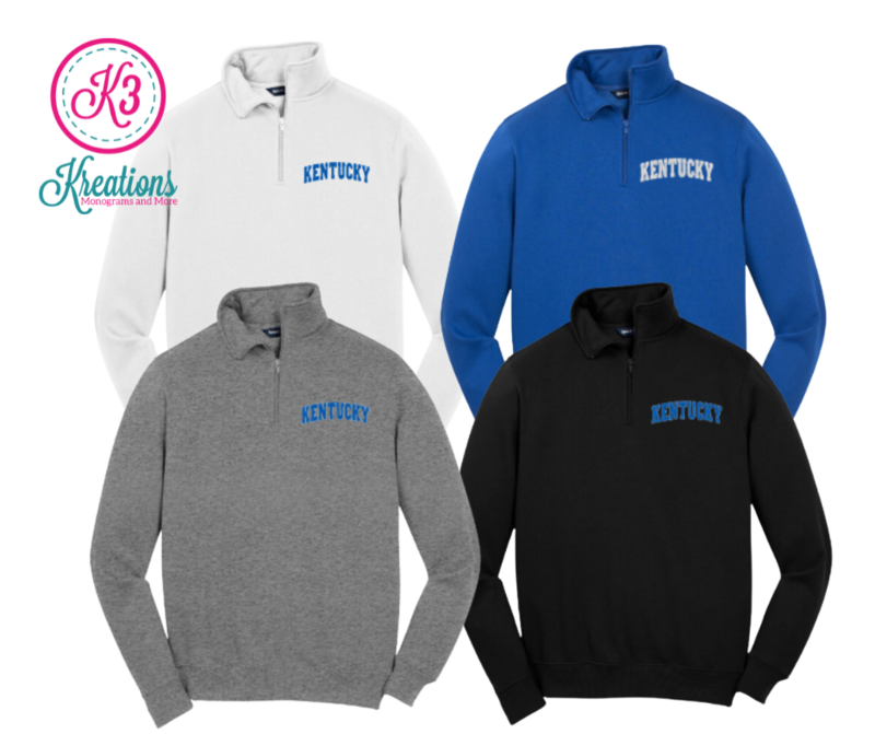 Sport-Tek® 1/4-Zip Sweatshirt with Embroidered Kentucky