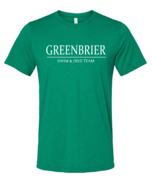 Bella+Canvas Short Sleeve Tee with Choice of Greenbrier Logo