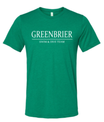 Bella+Canvas Short Sleeve Tee with Choice of Greenbrier Logo