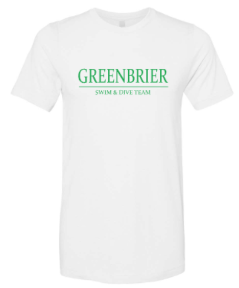 Bella+Canvas Short Sleeve Tee with Choice of Greenbrier Logo