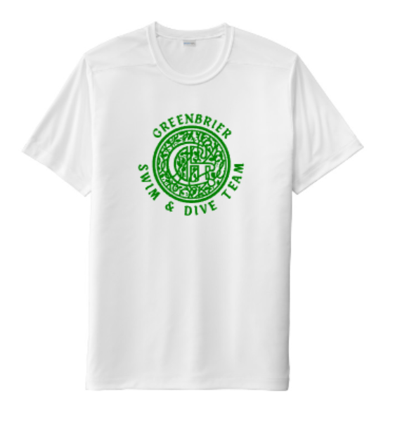 Sport-Tek Posi-UV Short Sleeve Tee with Choice of Greenbrier Logo