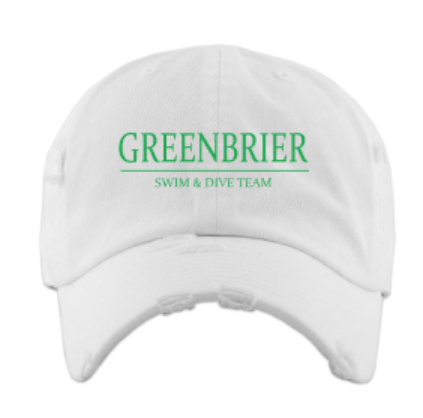 Hat with Choice of Greenbrier Logo - Regular or Distressed