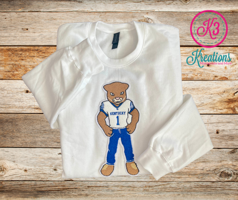 Adult Wildcat Chenille Patch Sweatshirt