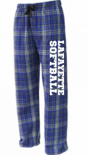 Adult Lafayette Softball Flannel Pants (LGS)
