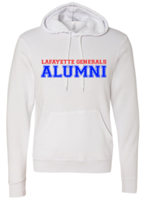 Adult Lafayette Generals Alumni Bella + Canvas® Sponge Fleece Hoodie