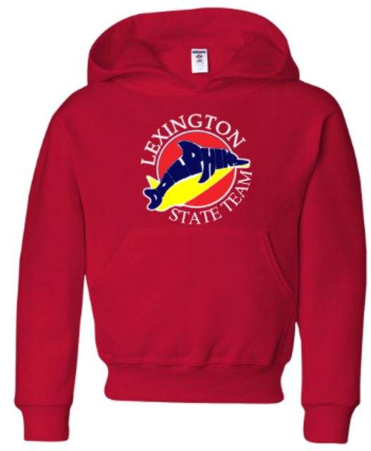 Youth Lexington Dolphins State Team NuBlend® Hooded Sweatshirt (LEXD)