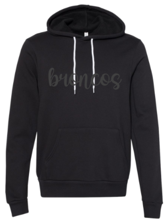 Adult Bella + Canvas broncos Black Sweatshirt