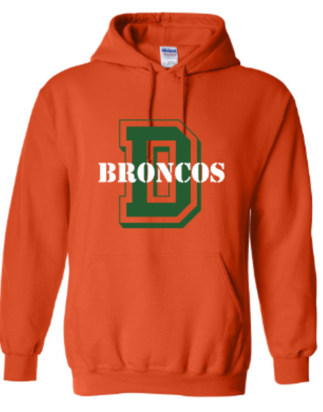 Adult D Broncos Gildan Sweatshirt