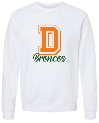 Adult Bella + Canvas D Broncos Sweatshirt (FDG)