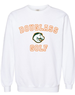 Adult Douglass Golf Comfort Colors Garment-Dyed Sweatshirt (FDG)
