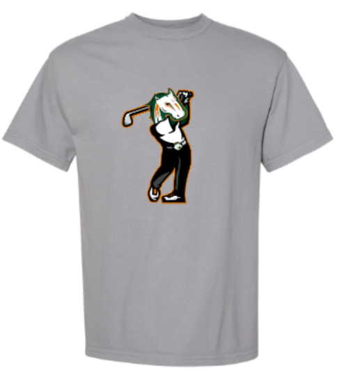 Adult Golf Bronco Comfort Colors Garment-Dyed Heavyweight Tee (FDG)