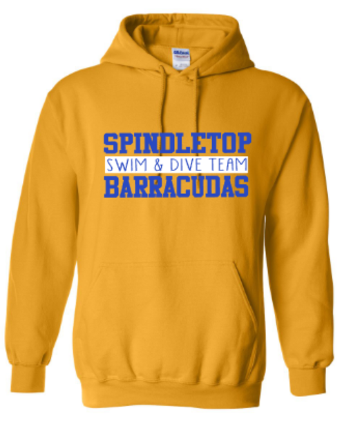 Spindletop Barracudas Swim &amp; Dive Team Gildan Heavy Blend™ Adult Sweatshirt (SSD)