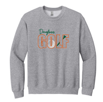 Adult Douglass Golf Embroidered Gildan Sweatshirt (FDG)