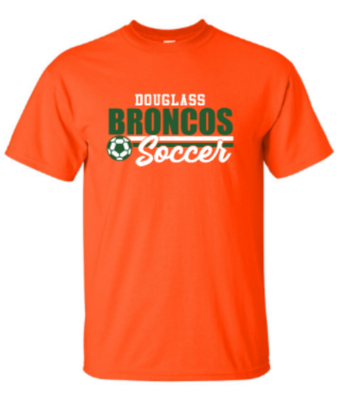 Youth Douglass Broncos Soccer Short Sleeve Tee (FDGS)