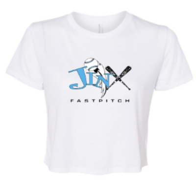 Ladies Flowy Cropped Jinx Logo Tee (JFP)
