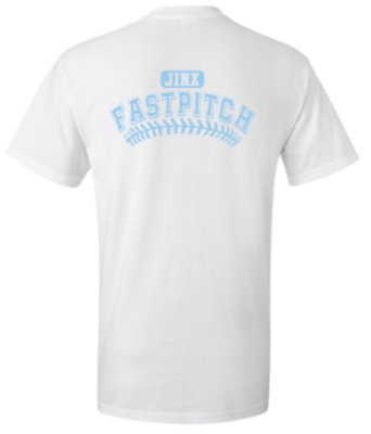 Adult Jinx Fastpitch with Stitches BACK DESIGN Tee (JFP)
