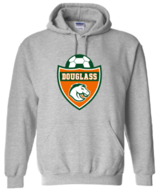 Youth or Adult Douglass Soccer Logo Sweatshirt (FDBS)