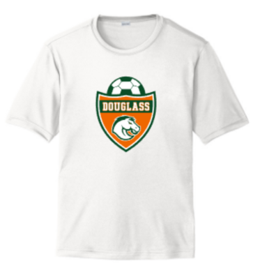 Youth or Adult Douglass Soccer Logo Sport-Tek® PosiCharge® Competitor™ Short or Long Sleeve Tee (FDBS)