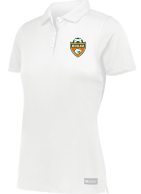 Ladies Essential Polo with Douglass Soccer Logo (FDBS)