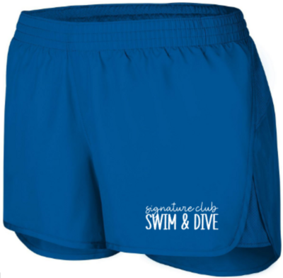 Ladies signature club SWIM & DIVE Wayfarer Shorts (SCSD)