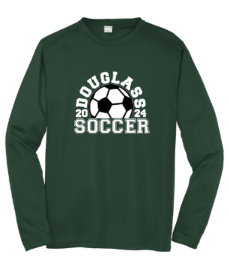 Youth or Adult Douglass 2024 Soccer Sport-Tek® PosiCharge® Competitor™ Short OR Long Sleeve Tee (FDBS)