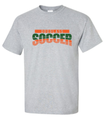 Youth or Adult Douglass Soccer Short or Long Sleeve Tee (FDBS)